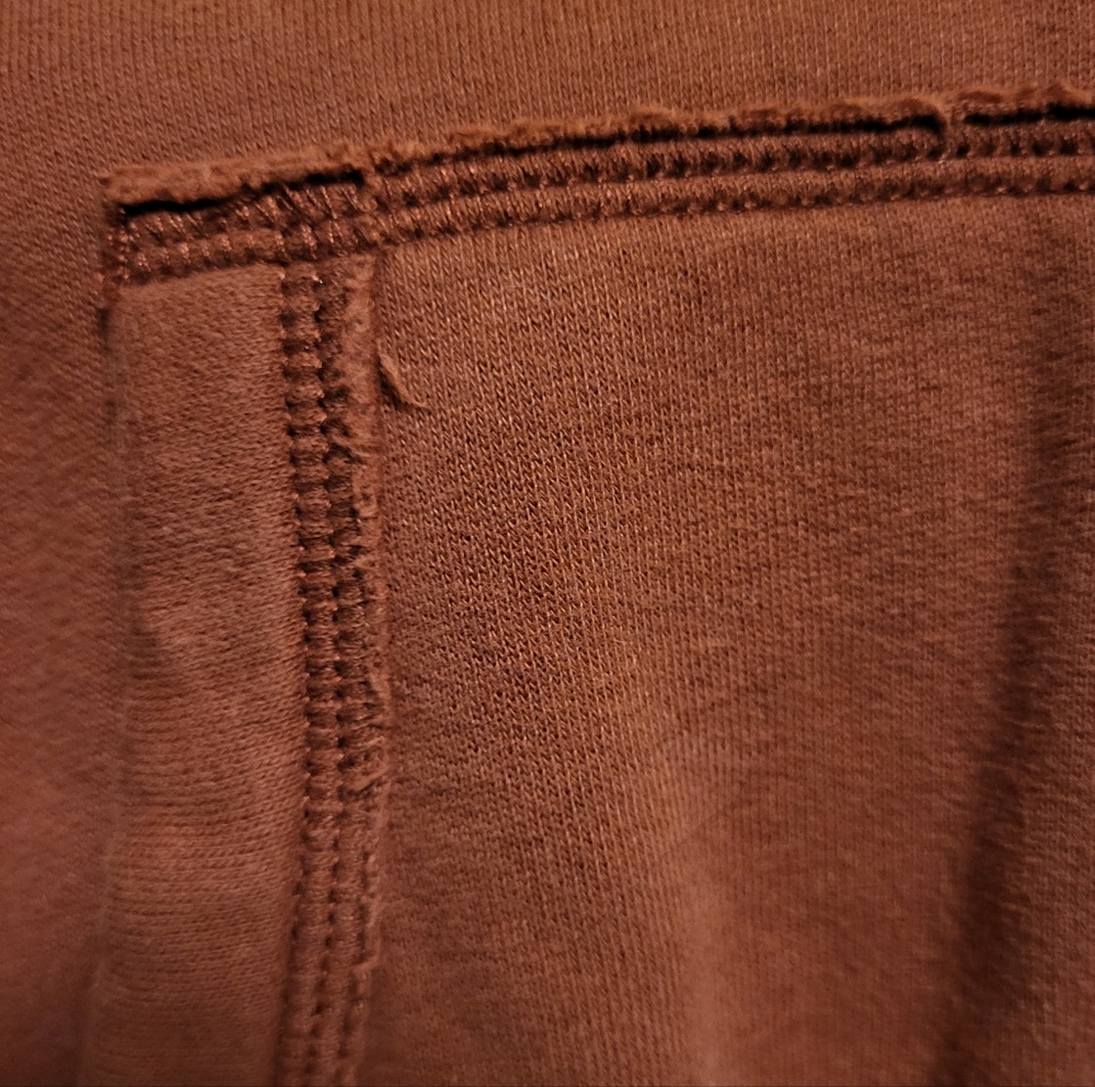 Abercrombie & Fitch Muted Brick Red Full Zip Hoodie Size Small - Picture 12 of 16